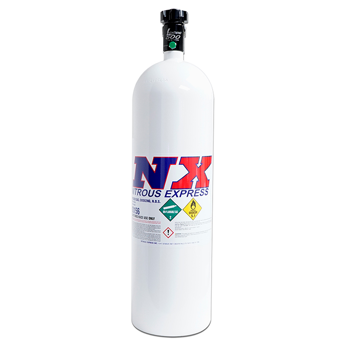 Nitrous Express 11150 15lb Nitrous Bottle - Std. PF Valve Nitrous Express 11150 15lb Nitrous Bottle - Std. PF Valve
