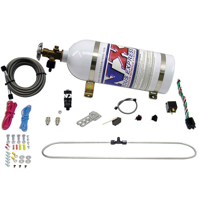 n-tercooler system for co2 w/10lb bottle (remote mount solenoid)