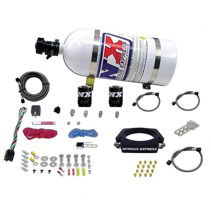 Nitrous Express 20933-10 EFI Plate Nitrous Kit GM LS 4-Bolt Plate 102mm Nitrous Express 20933-10 EFI Plate Nitrous Kit GM LS 4-Bolt Plate 102mm