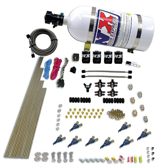 Nitrous Express 92206-00 200-600 HP 8-Cylinder Gasoline Pro Shark Direct Port System